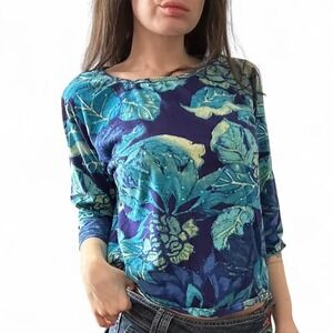 Y2K quarter sleeve top with sequins